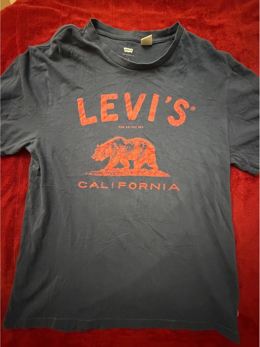 Levi's California Graphic T-Shirt Hard Rock Cafe World Tour Design
